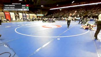 170 Class 1 lbs 1st Place Match - Alana Thelin, Pleasant Hill vs Jayci Shelton, Centralia