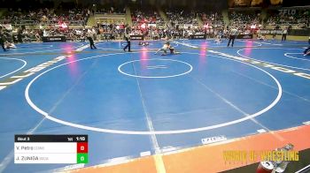 85 lbs Round Of 16 - Vincent Petro, Cowboy Wrestling Club vs JEREMIAH ZUNIGA, Socal Grappling Club