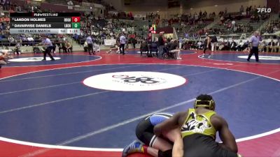 6A 138 lbs 1st Place Match - Davarvise Daniels, Little Rock Central High School vs Landon Holmes, Rogers High School