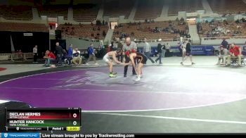 D4-150 lbs Champ. Round 1 - Declan Hermes, Seton Catholic vs Hunter Hancock, Yuma Catholic