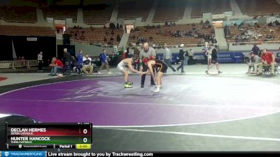 D4-150 lbs Champ. Round 1 - Declan Hermes, Seton Catholic vs Hunter Hancock, Yuma Catholic