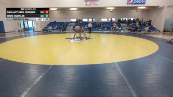 157 lbs Quarterfinal - Paul Anthony Johnson, Sierra College vs Enzo Morales, Arizona Christian University
