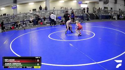 60 lbs Round 5 - Aaron Arroyos, Takedown Elite Wrestling vs Kip Lucas, Amped Wrestling Club