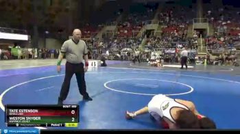 170 lbs 5th Place Match - Weston Snyder, Bismarck Legacy vs Tate Estenson, Devils Lake