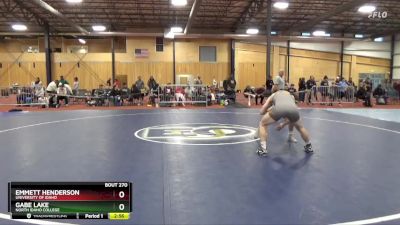 165 lbs Cons. Semi - Emmett Henderson, University Of Idaho vs Gabe Lake, North Idaho College