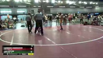 95 lbs Placement Matches (16 Team) - Liam Ritchie, NOLA Black vs Cameron Underwood, Fight Club