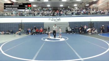 63 lbs Champ. Round 1 - Baylor Dodgson, Treasure Valley Wrestling Club vs Spencer Souza, Weiser Wrestling Club