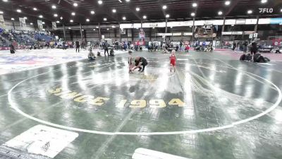 40 lbs Champ. Round 2 - Bryken Dougan, Immortal Athletics WC vs Forrest Martinson, Coyote Wrestling Club