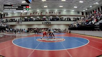 138 lbs Round 1 (16 Team) - Christian Reliford, Berrien County vs Jordan Brannen, Toombs County