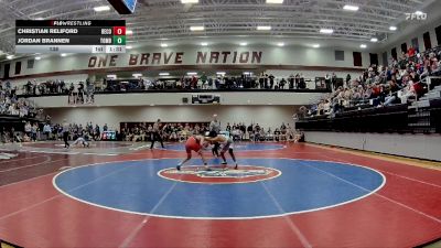 138 lbs Round 1 (16 Team) - Christian Reliford, Berrien County vs Jordan Brannen, Toombs County