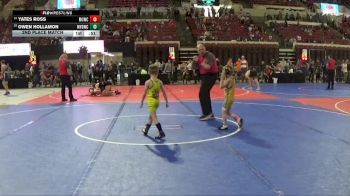 46 lbs 2nd Place Match - Yates Ross, Miles City Wrestling Club vs Owen Hollamon, Mine Yard Dogs Wrestling Club