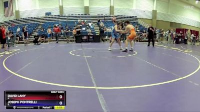 132 lbs Cons. Round 2 - David Lany, IL vs Joseph Pontrelli, IL