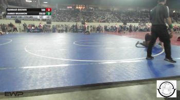 175 lbs Consi Of 32 #1 - Gunnar Brown, Tonkawa vs James Brannon, Booker T Washington Carver