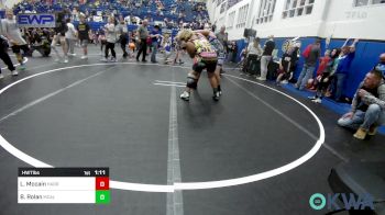 Quarterfinal - Landon Mccain, Harrah Little League Wrestling vs Bane Rolan, Mcalester Youth Wrestling