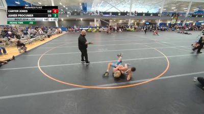 100 lbs Semifinal - Carter Jones, Unattached vs Asher Procunier, Unattached