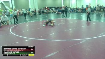 135 lbs Semis & Wb (16 Team) - Madeline Haynes, Team STL Green vs Bryanne Grace Kaminsky, Charlies Angels Florida Black