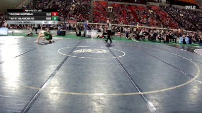 5A 138 lbs Cons. Round 2 - Wyat Blanchard, Bonneville vs Boone Bowman, Blackfoot