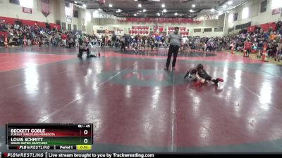 45 lbs Round 3 - Louis Schmitt, Grand Rapids Grapplers vs Beckett Goble, Pursuit Wrestling Minnesota