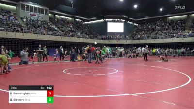 73 lbs Quarterfinal - Blake Brassington, Mahanoy City vs Dean Steward, Taneytown