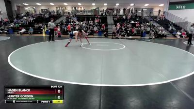 144 lbs Semifinal - Hagen Blanck, Paola vs Hunter Gordon, Rockwall Training Center