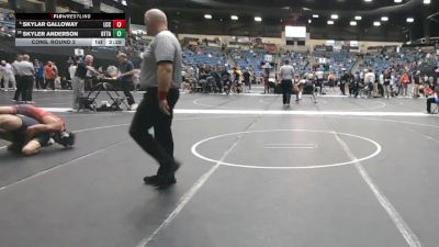 125 lbs Cons. Round 2 - Skyler Anderson, Ottawa University vs Skylar Galloway, Labette Community College