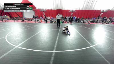 10U Boys - 56 lbs Cons. Semis - Carson Poppe, RT Elite Wrestling vs Liam Hoffmaster, Dodgeville Mat Club
