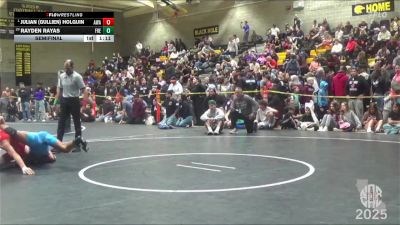 122 lbs Semifinal - Julian (Gullien) Holguin, AWA vs Rayden Rayas, Fresno