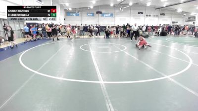 J-102 lbs Quarterfinal - Kaiden Daniels, NY vs Chase Stegena, PA