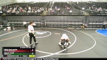 147 lbs Cons. Round 3 - Brian Cook, Copper Hills vs Zeke Baclayon, Layton High School