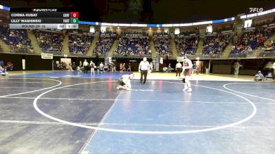 170 lbs Round Of 16 - Corina Kubat, Central Cambria vs Lilly Washinski, Fort Cherry