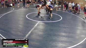 155 lbs Cons. Round 2 - Joseph Lopez, Nor Cal Take Down vs Israel Gutierrez, Rebel Wrestling Club