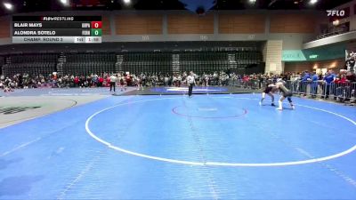 100 lbs Champ. Round 2 - Blair Mays, Vintage vs Alondra Sotelo, Elko