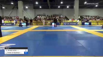 HANNIEL MIYAGI AOKI vs LUKE RYAN WYBORNEY 2021 American National IBJJF Jiu-Jitsu Championship