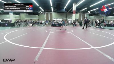 120 lbs Final - Dalilah Coyle, Amped Wrestling Club vs Zaliyah Rodriguez, ReZults Wrestling