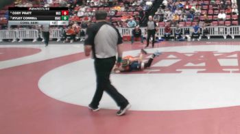 120 lbs Cons. Semi - Cody Pratt, Memphis University School vs Ryley Correll, Brentwood Academy