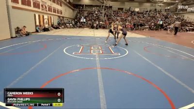 113 lbs Cons. Round 4 - Gavin Phillips, Boulder Creek vs Cameron Weeks, Mesa