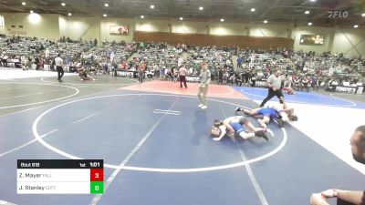 57 lbs Rr Rnd 2 - Zackary Mayer, Fallon Outlaws WC vs Jayden Stanley, Cottage Grove WC