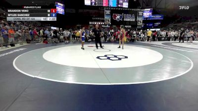 138 lbs Cons. Rd Of 128 - Brandon Veno, OH vs Myles Sanchez, NE