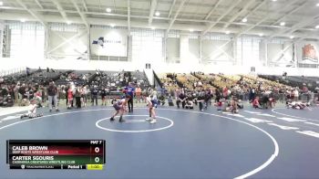 110 lbs Quarterfinal - Caleb Brown, Deep Roots Wrestling Club vs Carter Sgouris, Cazenovia Creatures Wrestling Club