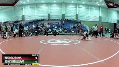 75 lbs Round 5 (6 Team) - Brayden Winsor, Portage Wrestling Club vs Grady Hochstedler, Noblesville Wrestling Club