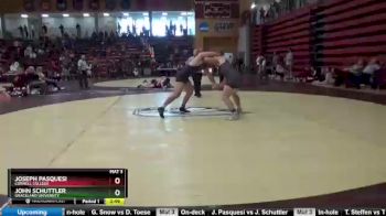184 lbs 5th Place Match - Joseph Pasquesi, Cornell College vs John Schuttler, Graceland University