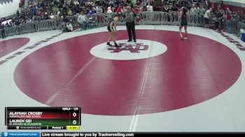 125 lbs Quarterfinal - Alaynah Crosby, Sunnyslope High School vs Lauren Gei, El Dorado HS (Placentia)