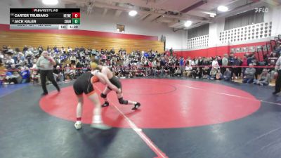 126 lbs Quarterfinal - Carter Trubiano, Keene vs Jack Kaler, Souhegan