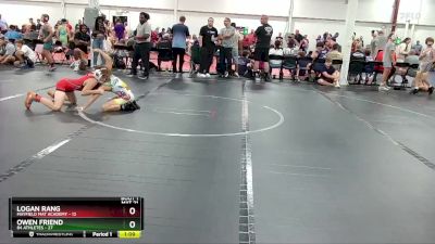 76 lbs Round 1 (4 Team) - Logan Rang, Mayfield Mat Academy vs Owen Friend, 84 Athletes