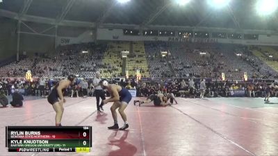 184 lbs Quarters & 1st Wb (16 Team) - Rylin Burns, Montana State-Northern vs Kyle Knudtson, Eastern Oregon University (OR)