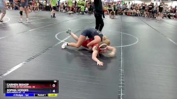 130 lbs Round 1 (8 Team) - Carmen Bishop, U2 Women Of The Uprising vs Sophia Hodges, Buccaneers WC