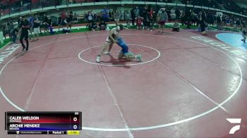 86 lbs Cons. Semi - Caleb Weldon, Montana vs Archie Mendez, Nevada