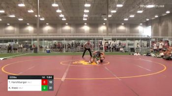 220 lbs Prelims - Trevin Harshbarger, Yale Street vs Kyle Haas, Team Shutt Greco