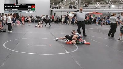 68 lbs Round 1 (4 Team) - Wesley Rappo, Broad Axe WA Green vs Jackson Stickle, Mat Assassins Red