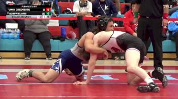 157 lbs Champ. Round 1 - John Greenburg, Desert Oasis vs Adin Williams, Legacy